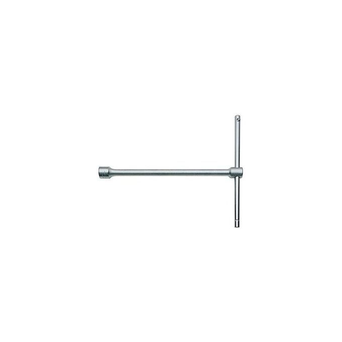 USAG 275016 275 Chiave a T semplice con bocca esagonale 21 mm lunghezza 310 mm materiale acciaio al cromo vanadio colore Nero