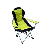 BLINKY 9693510 Summer Sedia Pieghevole da Campeggio in Acciaio con Portabicchiere e Borsa da Trasporto colore Verde