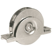 Vigor-Blinky 393 Ruote per Cancelli Gola V con Supporto Diametro 140 mm Acciaio Zincato Cuscinetto da Incasso
