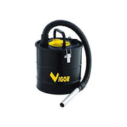 Vigor 99332-08 Aspir-El Bidone Aspiracenere 600 W 15 L Filtro HEPA lavabile per Camini e Stufe a Legna