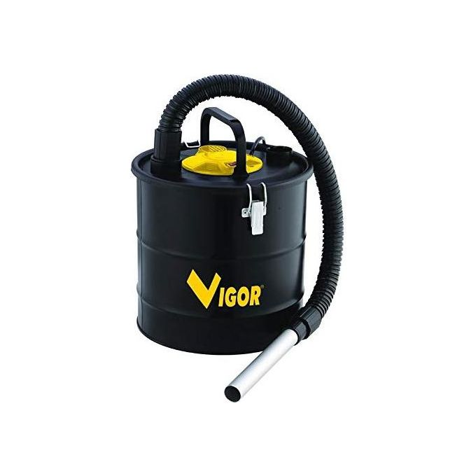Vigor 99332-08 Aspir-El Bidone Aspiracenere 600 W 15 L Filtro HEPA lavabile per Camini e Stufe a Legna