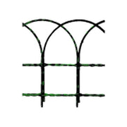 Cavallino 56516 Rete Ornamentale filo zincato rivestito in PVC 10 m altezza 60 cm colore Verde