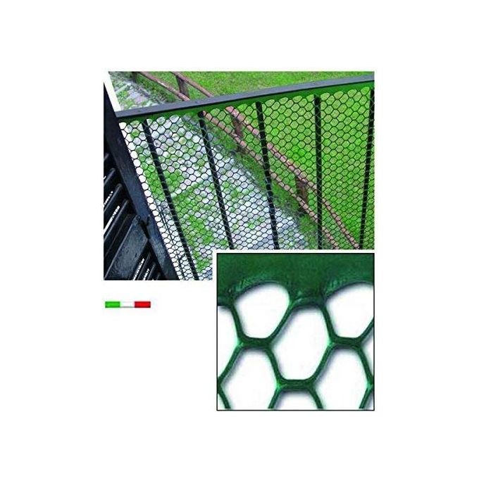 Vigor Blinky 78705 Rete Plastica Esagonale 5 m altezza 100 cm maglia 20x19 mm colore Verde