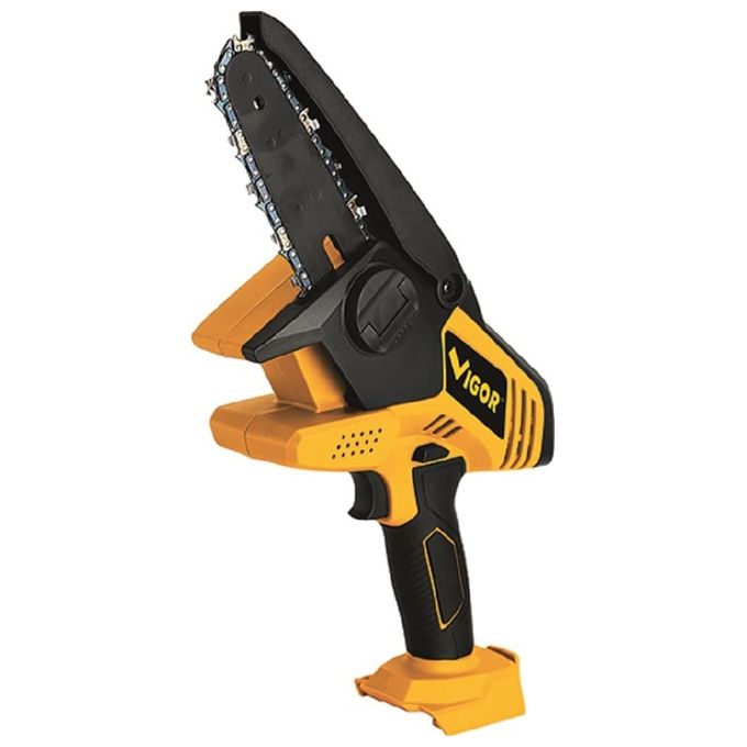Vigor VTRA-20V Troncarami a Catena a Batteria 20V Taglio 11 cm Barra 156 mm Nudo senza Batteria