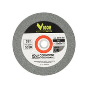 Vigor Blinky 8011779365742 Mola Abrasiva Corindone A96 Grana 80 125x20x13 mm per Metalli