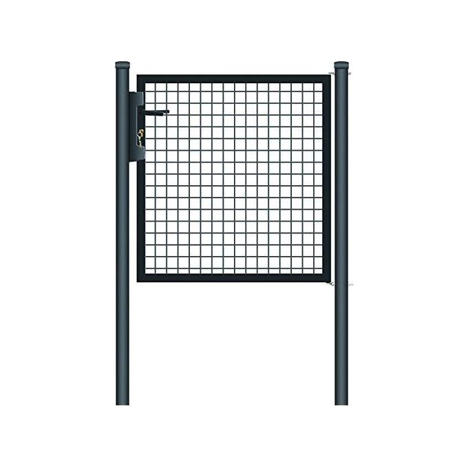 Vigor-Blinky 69719 Strong Cancello Pedonale telaio tubolare rete 50x50mm pali 60mm 100x95 cm colore Antracite