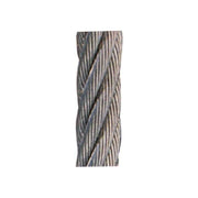 Vigor 899003 Fune in Acciaio Inox 49 Fili AISI 316 Diametro 3 mm Rotolo 100 Metri colore Acciaio