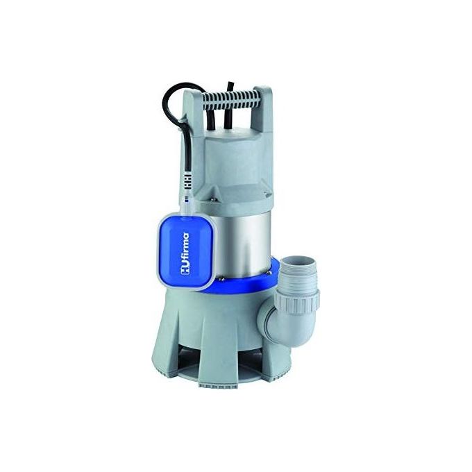HU-Firma 7577030 Elettropompa Sommersa Acque Sporche 1300 W Portata 25000 l-h Prevalenza 11 m Particelle 40 mm Attacco 1''1-2 F Cavo 10 m