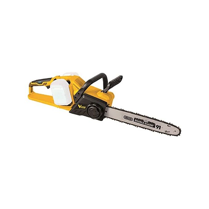 Vigor 4512230 Elettrosega a Catena Brushless 40V Barra Oregon 35 cm Catena Oregon 3-8'' 52 Maglie Tendicatena Rapido Corpo Macchina