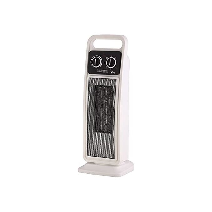 Vigor 9794825 Fuji Termoventilatore Ceramico 2000 W con Termostato e Sicurezza Ribaltamento colore Bianco
