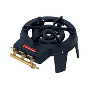 Sandrigarden 7920050 Fornellone a Gas Tutto Ghisa 3 Piedi 8 kW Rubinetti Ottone GPL G-30 G-31