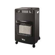 Vigor 9792005 Spectrum Stufa ad Infrarossi 4200 W con 3 Piastre Ceramiche Accensione Piezoelettrica Protezioni ODS e Termocoppia colore Nero