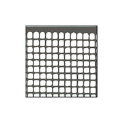 Vigor 79215 Rete in Plastica Quadra maglia 10x10 cm 10 m altezza 100 cm colore Grigio