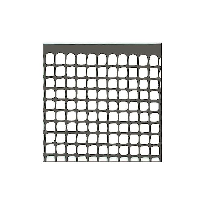 Vigor 79215 Rete in Plastica Quadra maglia 10x10 cm 10 m altezza 100 cm colore Grigio