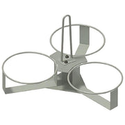 VIGOR-BLINKY Portasecchio per Muratore Acciaio Zincato Diametro 305mm 3 Posti colore Nero