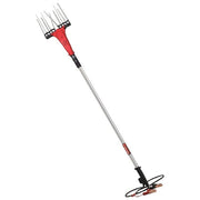 Sandrigarden 7174310 Scuotiolive 12 V in Carbonio 8 denti Asta telescopica 2,1-3,0 m Batteria 12 V non inclusa colore Nero