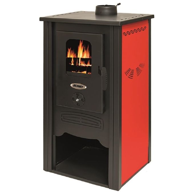 Vigor Blinky 9815024 SOFIA Stufa a Legna 8,5 kW 4 Stelle colore Rosso