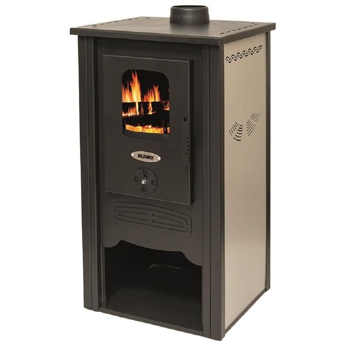 BLINKY 9815025 Sofia Stufa Acciaio Porta Vetro Fianchi Avorio colore Avorio