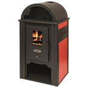 Vigor Blinky 9815034 Ginevra Stufa a legna 8,5 kW 4 Stelle colore Rosso