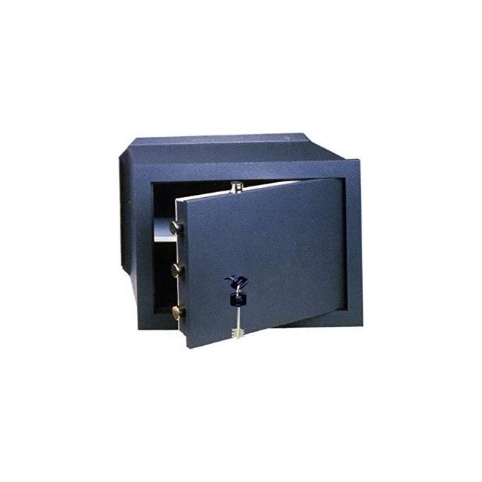 Cisa 82010-30 Cassaforte da Muro Serratura Meccanica a Chiave Frontale Acciaio 10mm 36x24x15 cm colore Grigio Scuro