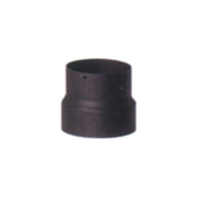 ALA R40500400520 Aeternum Riduzione per Stufe a Legna in Acciaio 1,5 mm con Smalto Porcellanato Nero Opaco colore Nero