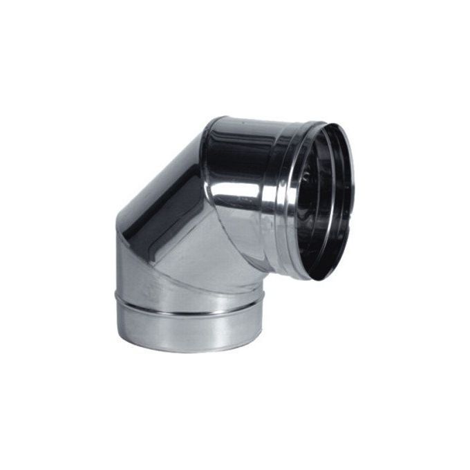 ALA GOMITO INOX SETTORI 90 GRADI 20 Acciaio inox Aisi 316L finitura lucida angolo 90^ modello a settori colore Acciaio