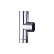 ALA 2000 Ala Gomito T Inox 25 per Riscaldamento e Accessori Stufe e Camini
