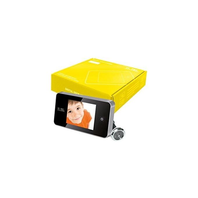 Vi.tel E0426 Spioncino Digitale per Porte Schermo LCD TFT 2.6'' Angolo 105° 2xAAA colore Cromo Satinato