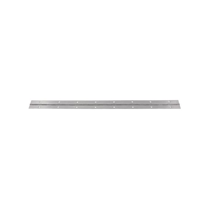 Vigor-blinky 322032 Cerniera a Nastro Flessibile a Metraggio Acciaio Inox 2 mt 32x0.7 mm colore Argentato