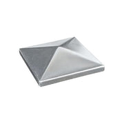 Ibfm 398080 Copripilastro Quadrato per Pali in Legno 80x80 mm Acciaio Zincato a Punta Spessore 1.5 mm