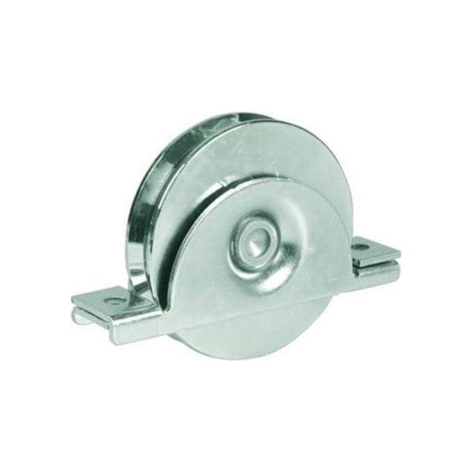 Vigor-blinky 392L Ruote per Cancelli Gola U-20 con Supporto Diametro 120 mm Acciaio Zincato Cuscinetto a Sfera