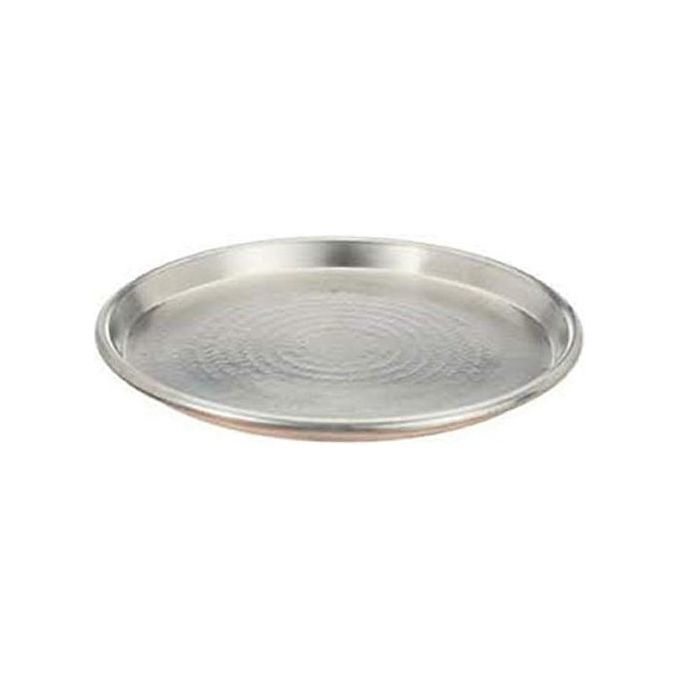 Vigor Blinky CM30 Teglia Tonda in Rame Stagnato Pesante per Forno Bordo 3 cm Diametro 30 cm