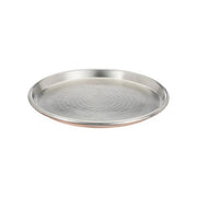 Vigor CM45 Vigor Heavy Teglia da Forno Tonda Rame Stagnato Pesante Bordo 3 cm Diametro 45 cm