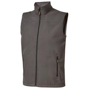 U-power WIN231GI Dublino Gilet da Lavoro Softshell Mechanical Stretch 100% Poliestere Traspirante Antivento Idrorepellente colore Grigio Iron