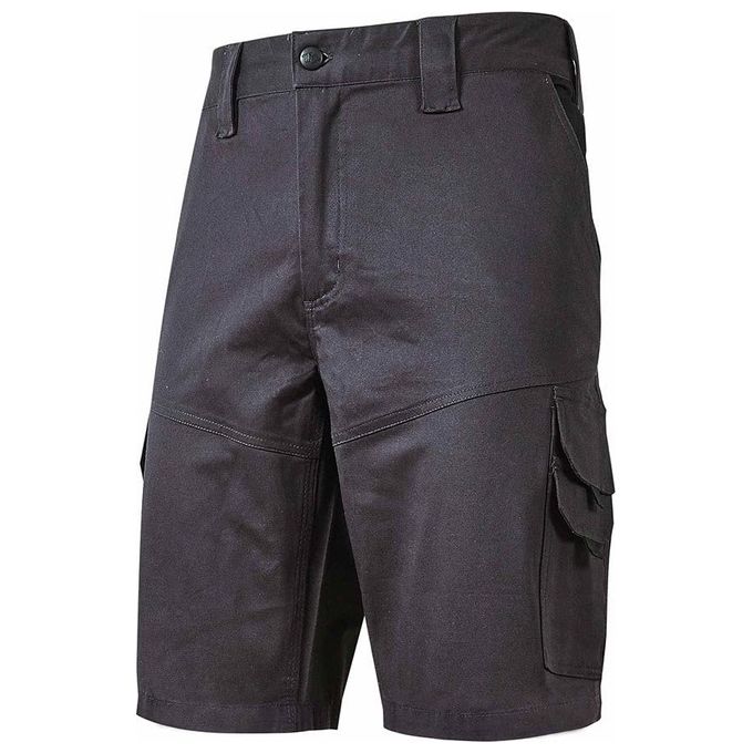 U-power ST279GI Bonito Bermuda da Lavoro Uomo Cotone Elasticizzato 98% Cotone 2% Spandex 5 Tasche colore Grigio Ferro