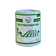 EleandPaco 84512 Telo Pacciamatura Bicolore Polietilene 50 My 1,2x10 m 12 m² colore Grigio Nero