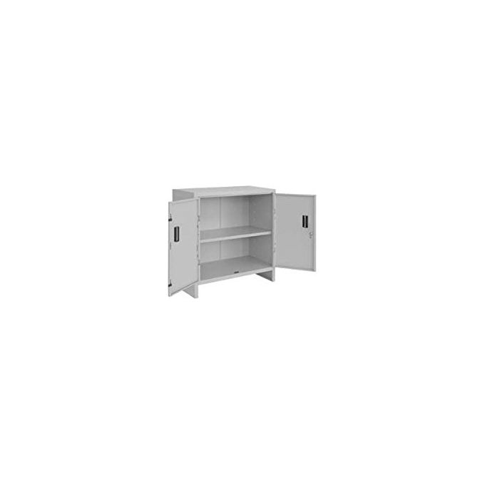 Pro.Metal, Armadio Mini Pratiko, 2 Ante, In Metallo, Grigio, 60x40x80 cm