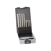 Alpen 80501007100 FORCE X KP Set di punte per trapano SDS-plus 7 pezzi con 4 taglienti in metallo duro diametri da 5 00 a 12 00 mm colore Nero