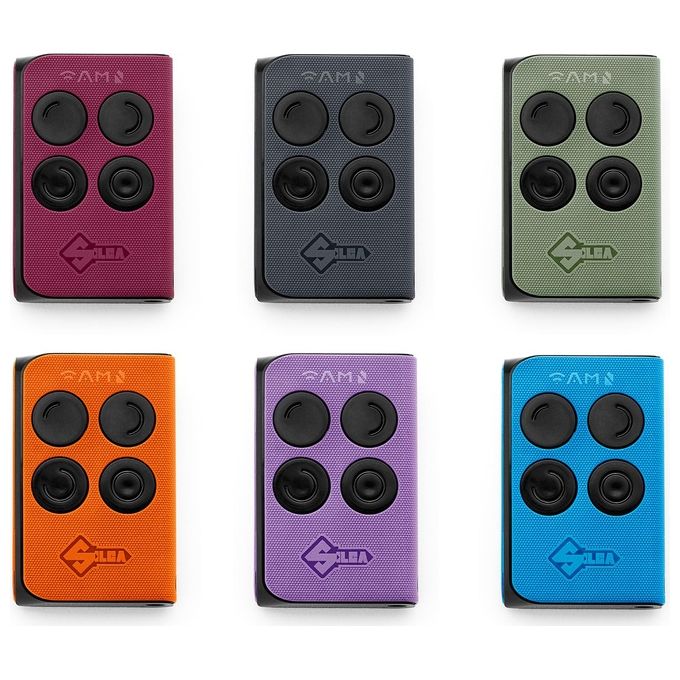 Silca 1018919 I.AM BT Radiocomando Multifrequenza Universale 4 Tasti 433 868 MHz Bluetooth colore Arancione