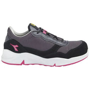 Utility Diadora 701179903D0458 Athena Text Low Scarpe Antinfortunistiche Donna S1PL FO SR ESD Puntale Alluminio 200J colore Nine Iron Raspberry