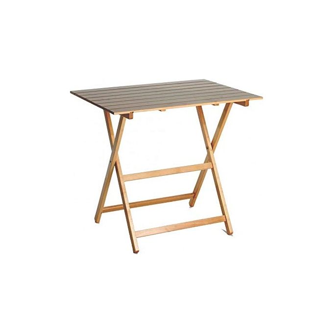 VIGOR-BLINKY IT223-18 Prince Tavolo Pieghevole da Esterno Legno di Faggio FSC 60x80x72 cm colore Naturale