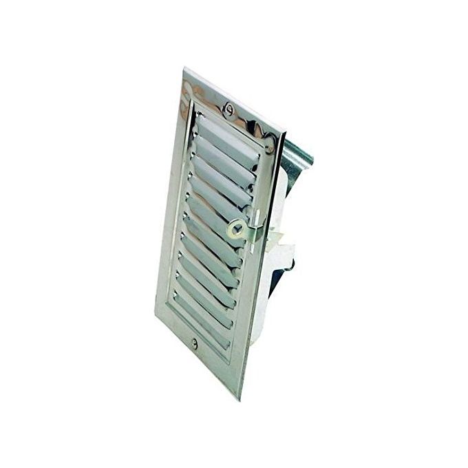Officine Toffolutti 27740-12 Portina di Ventilazione Inox con Tapparella Rettangolare 120x190 mm
