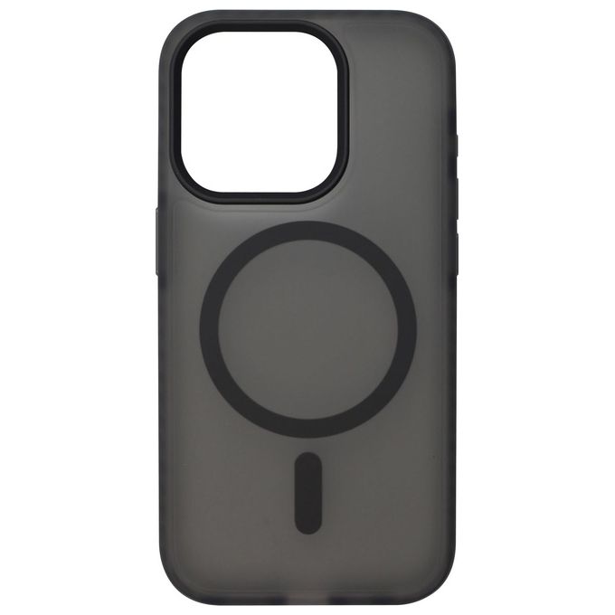 Tunit Strong Cover Magsafe Compatible con iPhone15 Pro Max Rubber Black