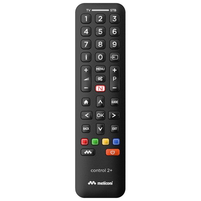 Meliconi Control duo  Telecomando universale 2 in 1 Compatibile con TV e Decoder esterni