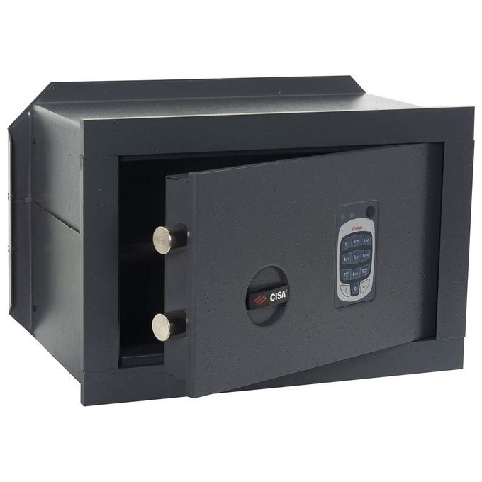 Cisa 182710300 DGT Vision Cassaforte a muro Acciaio frontale 10 mm serratura elettronica digitale colore Grigio