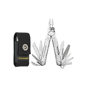 Leatherman LT831557 Rebar Utensile Multifunzione 17 Attrezzi Acciaio Inossidabile 420HC Custodia in Nylon colore Argento