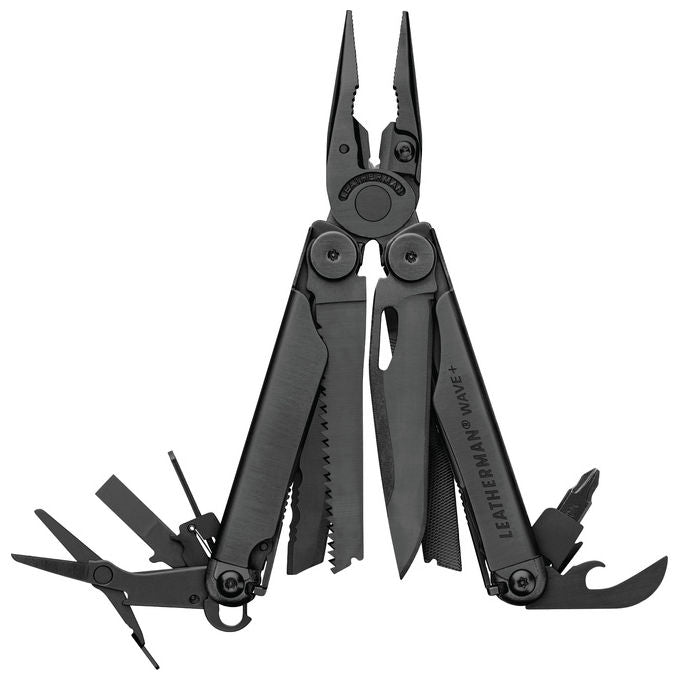 Leatherman WAVE PLUS Multitool 18 strumenti Acciaio inossidabile colore Nero