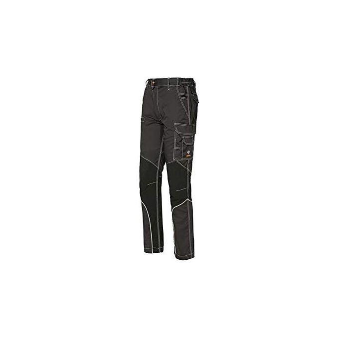 Issaline 8830B-M Extreme Pantalone da Lavoro Tecnico Elasticizzato 9 Tasche CE EN ISO 13688 colore Grigio Chiaro