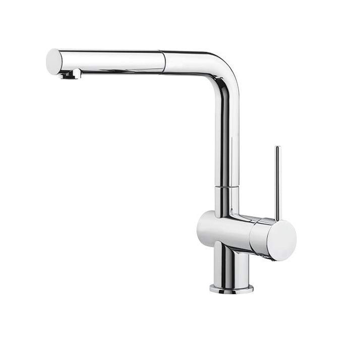 Foster 8483 001 Gamma Miscelatore Cucina Monocomando canna girevole 180° bocca estraibile colore Cromo