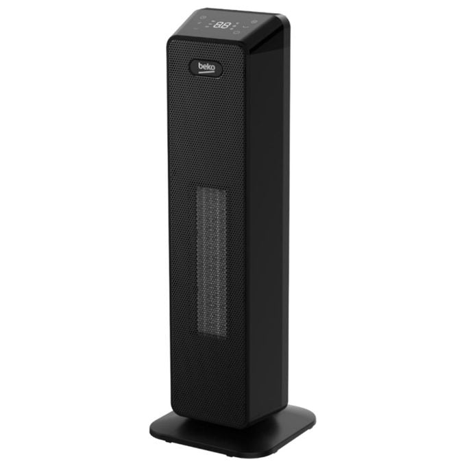 Beko, Riscaldatore Elettrico con Ventola, 2000W, Nero, Termostato Regolabile, RHP7120B